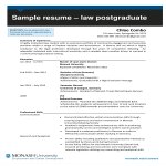 Post Graduate Resume gratis en premium templates