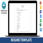 Basic Resume Template gratis en premium templates