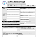 Electoral Registration Form Printable gratis en premium templates