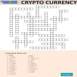 Cryptocurrency Crossword Puzzle gratis en premium templates