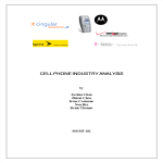 Cell Phone Industry Analysis gratis en premium templates