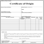 Certificate Of Origin Template gratis en premium templates