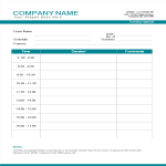 template topic preview image Blank Training Agenda example