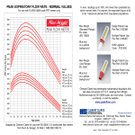 Peak Expiratory Flow Chart gratis en premium templates