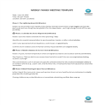 Weekly Family Meeting template Vorschaubild der VorlageWeekly Family Meeting template