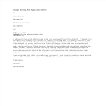 template topic preview image Sample Nursing Aide Job Application Letter