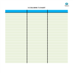 template preview imageT Chart with 3 Columns