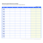 Calendar Agenda on Weekly Basis gratis en premium templates