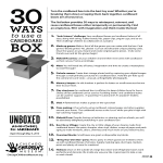 30 Ways to Reuse Cardboard Boxes List gratis en premium templates