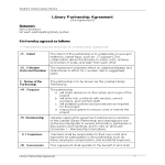 template topic preview image Library Partnership Agreement in Word