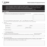 Real Estate Proposal Form gratis en premium templates