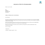 template preview imageHoliday letter to Stockholders