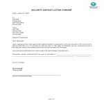 template topic preview image Security deposit request letter format