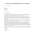 Letter of Recommendation Co-worker gratis en premium templates