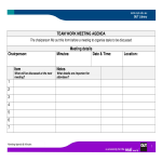 template topic preview image Work Meeting Agenda