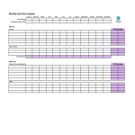 Monthly Cash Flow Chart gratis en premium templates