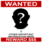 template topic preview image Wanted Poster A3 Size