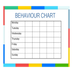Behaviour Chart Kids gratis en premium templates