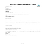 template preview imageRequest For Information Letter