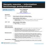 Information Technology Graduate gratis en premium templates