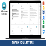 Thank You Note to Employee gratis en premium templates