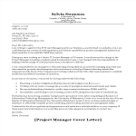 IT Project Manager Application Letter template gratis en premium templates