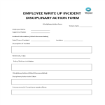 Write Up Incident Form gratis en premium templates