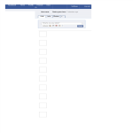 Empty Facebook Page gratis en premium templates