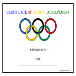 template preview imageCertificate Of Sports Achievement