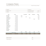 template topic preview image Biweekly Timesheet Template