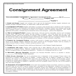 Consignment Agreement gratis en premium templates