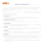 template topic preview image Individual Loan Agreement Form