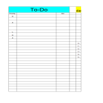 Daily To-Do Checklist Excel template gratis en premium templates