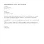 template topic preview image Resignation Letter with Reason of marriage