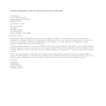 Resignation Letter with Reason of marriage gratis en premium templates