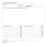 template topic preview image Daily Inspection Report