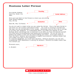 Business Complaint Example Letter template gratis en premium templates