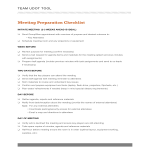 Meeting Preparation Checklist gratis en premium templates