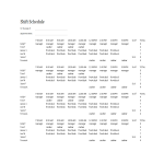 Dupont Shift Schedule Excel gratis en premium templates