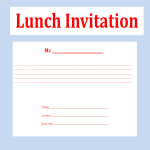 Lunch Invitation Word gratis en premium templates
