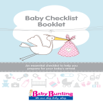 Sample Essential Baby Register Checklist gratis en premium templates