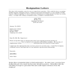 Basic Resignation Letter With Two Weeks Notice gratis en premium templates