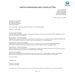 Vorschaubild der VorlageUK cover letter samples