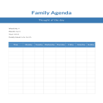 template topic preview image Family Agenda