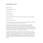 Business Service Rejection Letter template gratis en premium templates