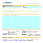 Performance Appraisal Form gratis en premium templates