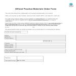 Ielts Practice Material Order Form gratis en premium templates