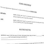 image Lease Agreement For Furnished House