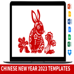 Artikelthema Daumenbild für Chinese New Year 2023 Templates