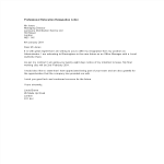 Vorschaubild der VorlageProfessional Relocation Resignation Letter